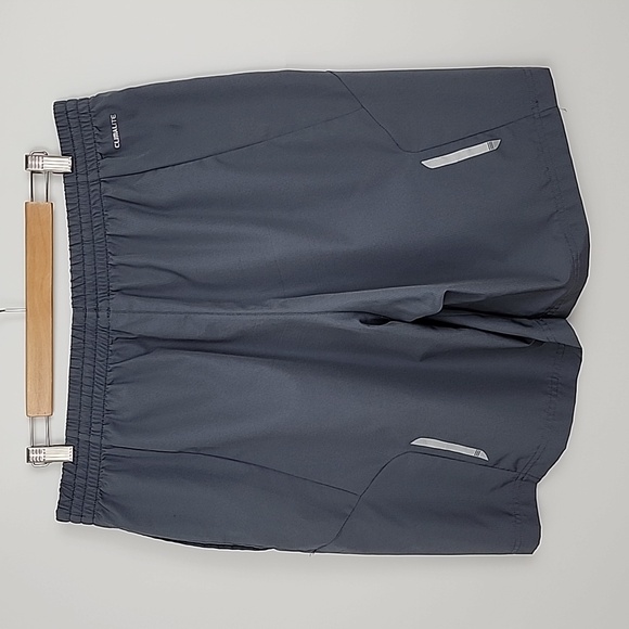 Adidas Men's Climalite Performance Essentials Lightweight Grey Shorts Size XL - Picture 2 of 14